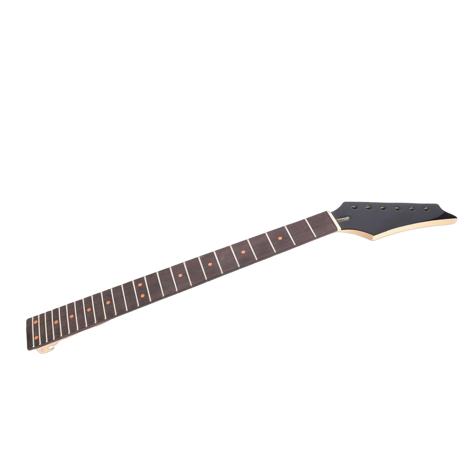 Bnineteenteam Gryf Gitary, Podstrunnica z Drewna Klonowego z 22 Progami, Błyszczące Czarne Wykończenie do Gitar Elektrycznych, długość Struny 25,5 Cala, Idealna dla Muzyków