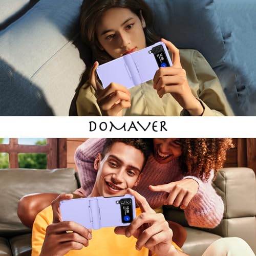 DOMAVER Case for Samsung Galaxy Z Flip3, Z Flip4 5G Case, Slim Fitwith Zipper Protection Thin TPU Anti-Slip Silicone Protective Girls Women Men Phone Cover for Samsung Z Flip 3/Flip4 5G 6.7 DOMAVER Case for Samsung Galaxy Z Flip3, Z Flip4 5G Case, Slim Fitwith Zipper Protection Thin TPU Anti-Slip Silicone Protective Girls Women Men Phone Cover for Samsung Z Flip 3/Flip4 5G 6.7