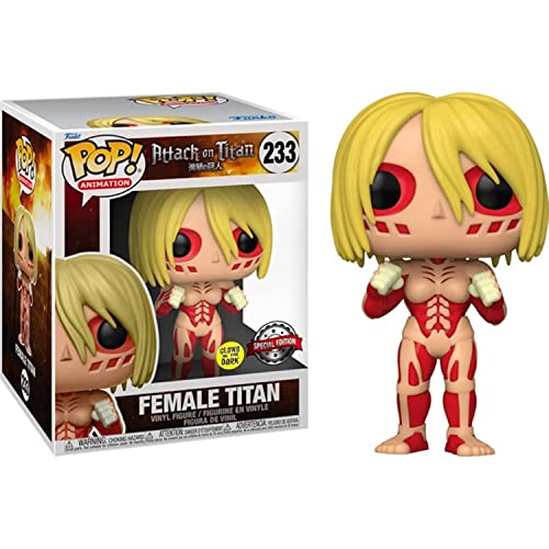 Funko Attack On Titan - Female Titan Glow In The Dark Exclusive 6'' Pop! #233, 60645