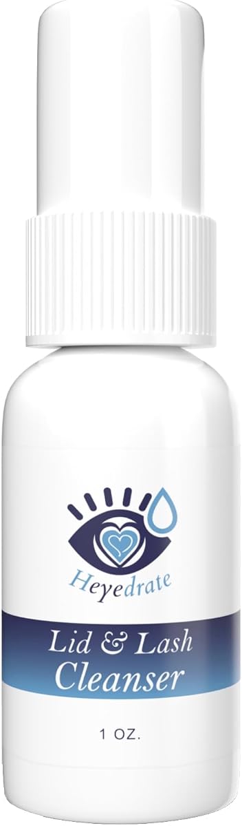 Eye Love Heyedrate Lid & Lash Cleanser Spray - Doctor Formulated, 1 oz | Gentle Everyday Pure Hypochlorous Acid Spray for Eyelid Hygiene, Eye Irritation or Occasional Dryness (Preservative Free)