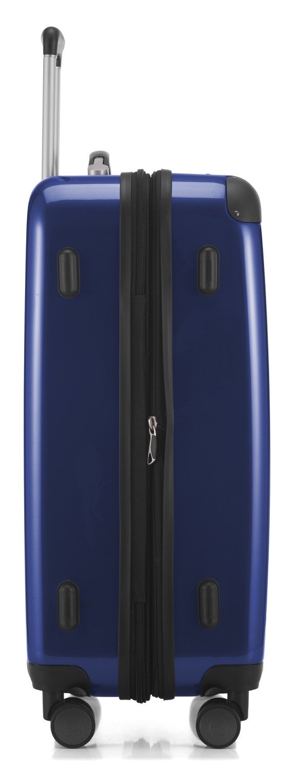 HAUPTSTADTKOFFER - Alex R2 - Juego de 3 Maletas, Maletas rígidas, Trolley, Equipaje de Viaje Mate, Set de Viaje, 4 Ruedas Dobles (S, M y L), Azul Oscuro