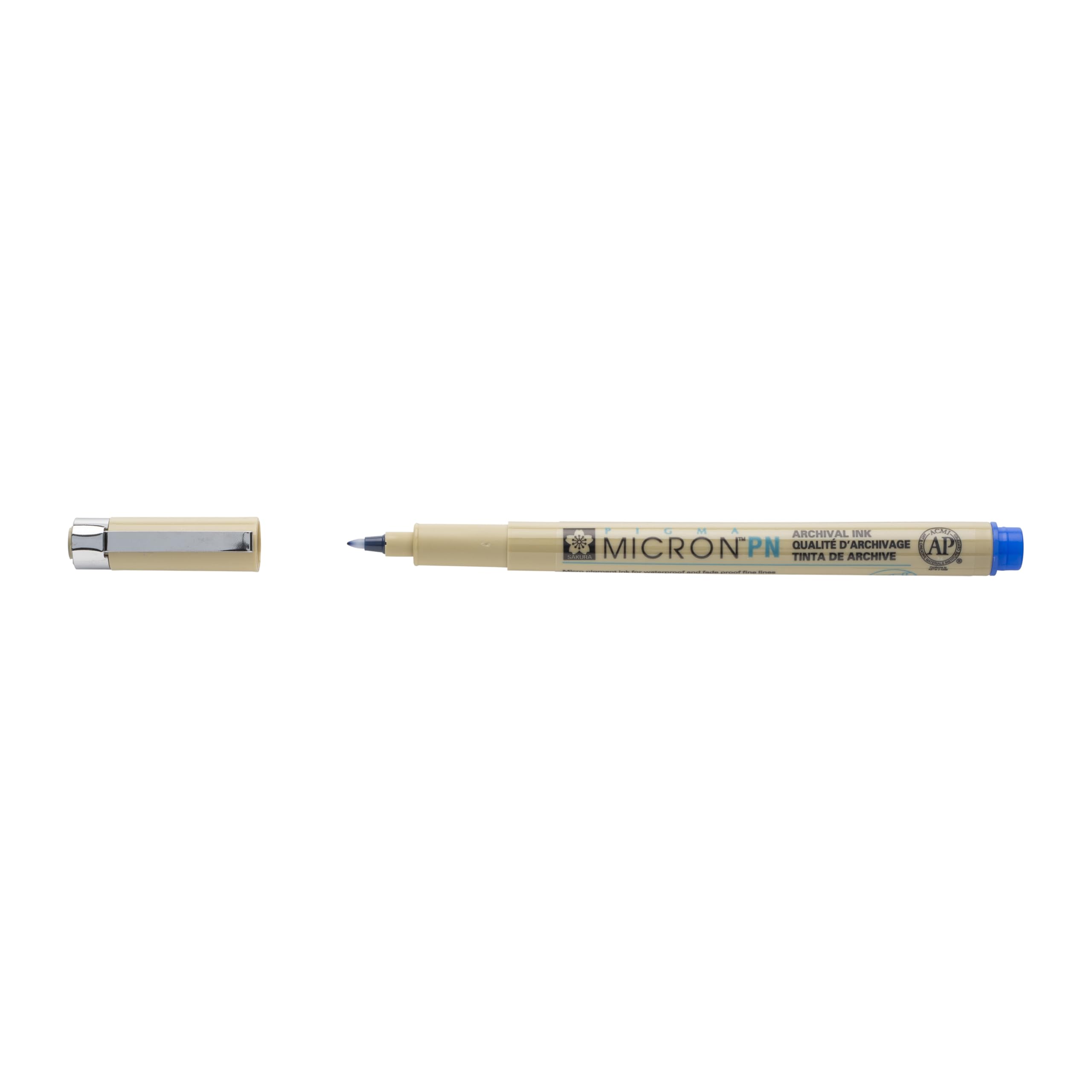Pigma Micron PN series Pens - 0.45 mm Plastic nib - BLUE - Pack of 2