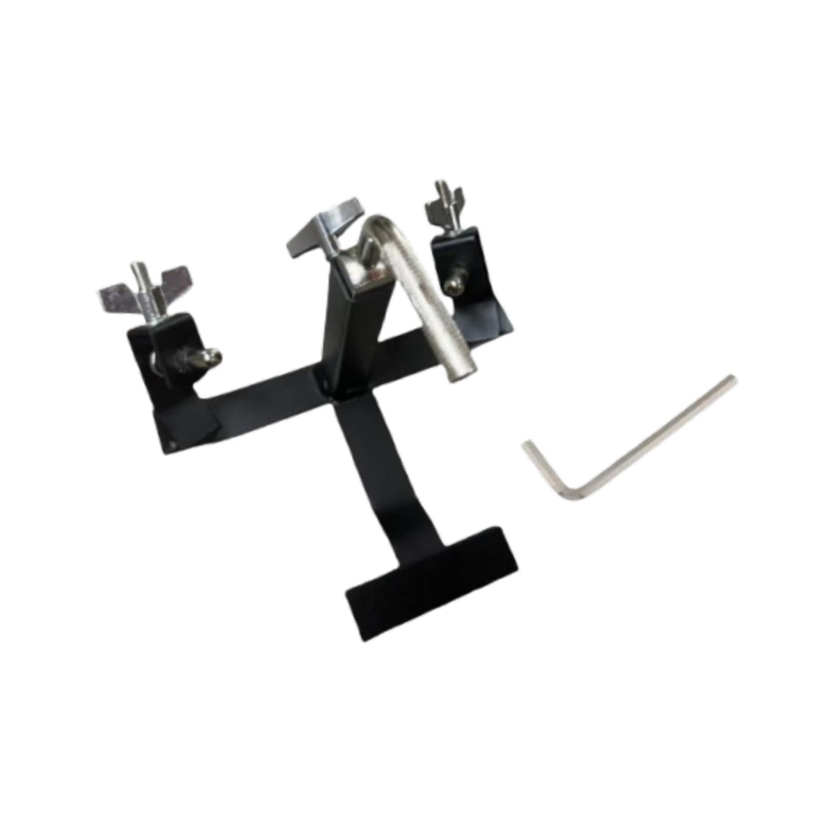 Supporto per Pedale per Campanaccio, Supporto per Piatto per Batteria per Sala Prove per Batteria