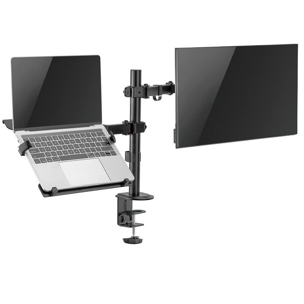 Suporte Duplo Braço Articulado para Monitor e Notebook TM24C : Amazon ...