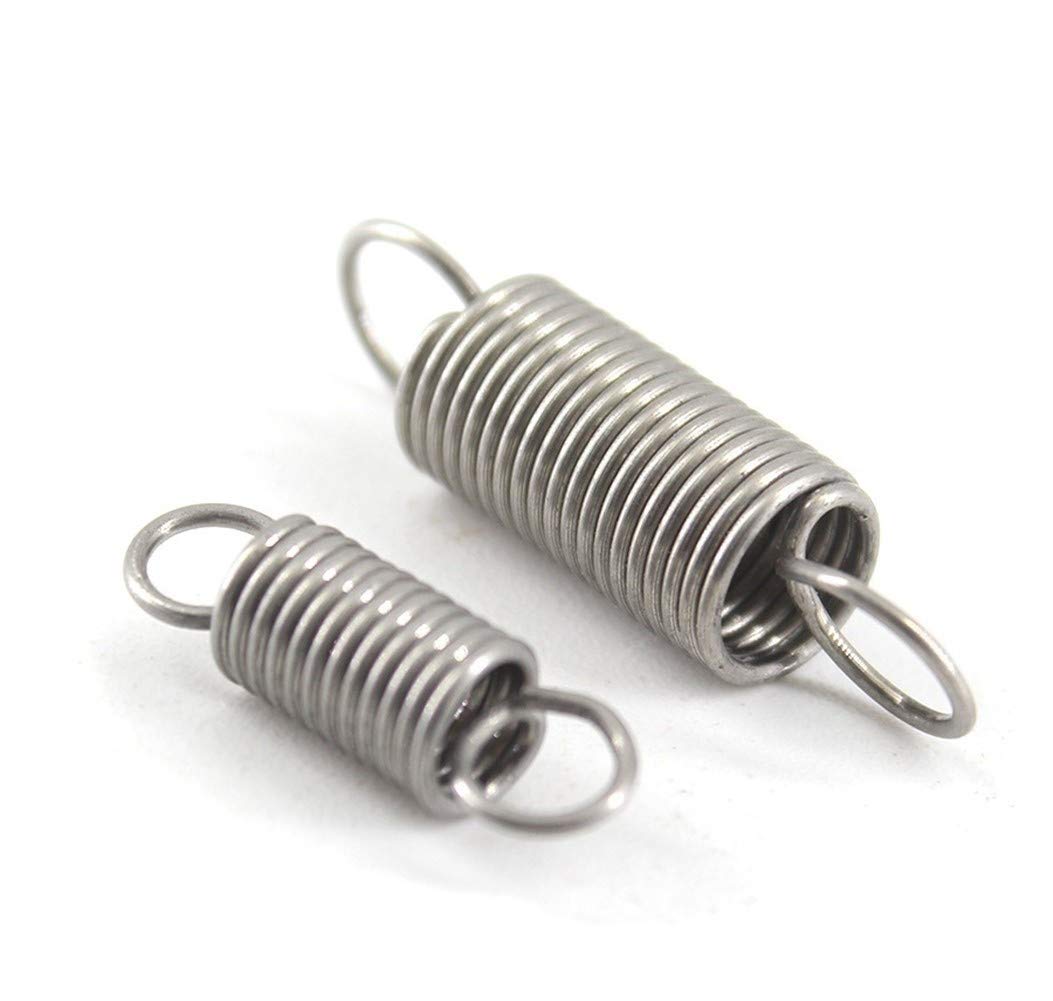 DINGGUANGHE-CUP Extension Springs 10pcs Extension Spring 0.3mm Thickness Stainless Steel Tension Springs with Hooks 10-30mm Extension Springs Multipurpose (Size : 0.3x3x10mm)