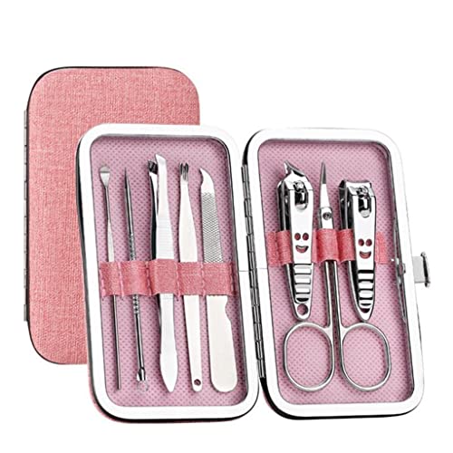 8-PCS-Nail-Clippers-Kit-Stainless-Steel-Compact-Multi-Purpose-Cutter-Scissor-Manicure-Tool-Color-As-Shown-Size-One-Size-As-Shown-One-Size