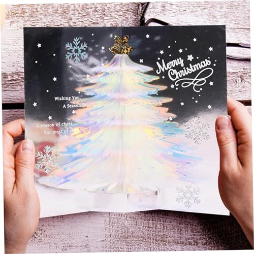 Carte de Noël pop-up 3D pour illuminer vos vœux familiaux autour du sapin - 7