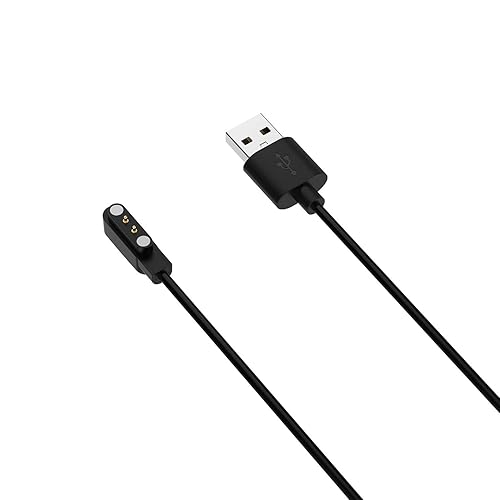 Miniatura 3 de Cable USB para reloj inteligente AKUMAKA i70, cargador magnético de 2 pines para mujeres con relojes inteligentes de diamantes