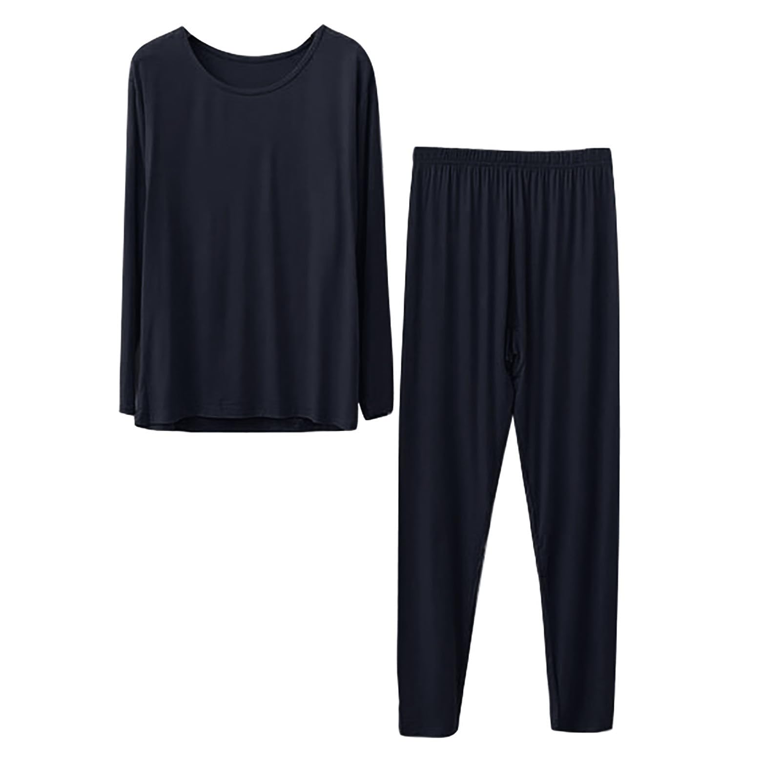 IQYU Thermo-ondergoed voor dames, merinowol, extra warme pyjama, lange