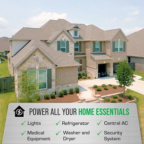 DuroMax XP16000iH 16,000 Watt Dual Fuel Portable Home Power Backup Inverter Generator w/CO Alert - Image 6