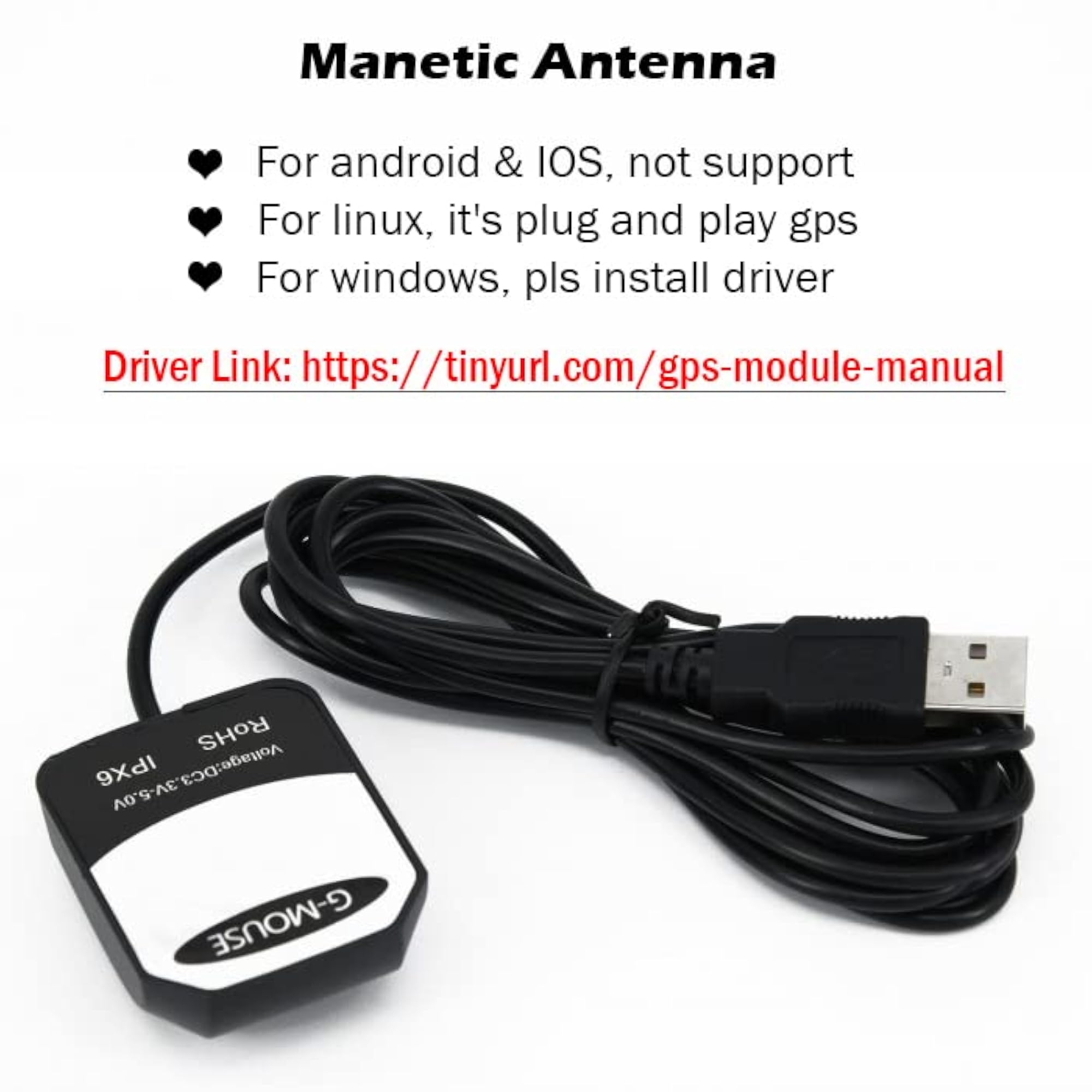 USB GPS Dongle Navigation Module for Raspberry Pi