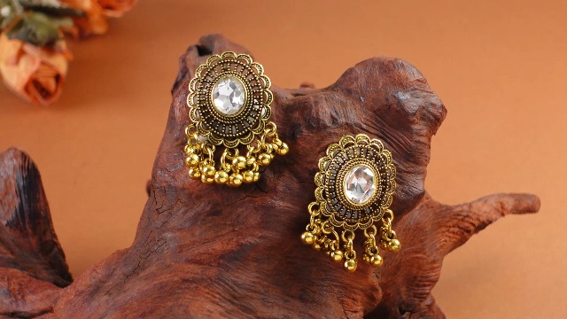 Amazon.com: Quelay 3 Pcs Indian Jewelry Set for Women Navratri