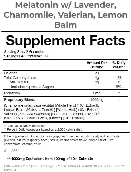 Miniatura 3 de ZzzRestore - Refuerzo para dormir  Ayuda natural para dormir con 2 mg de melatonina y mezcla de hierbas  No forma hábito, apoyo para dormir profundo