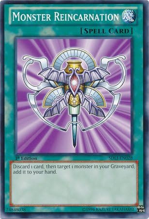 YU-GI-OH! - Monster Reincarnation (SDLI-EN028) - Estructura de la cubierta Reino de la Luz - 1 Edición - Común