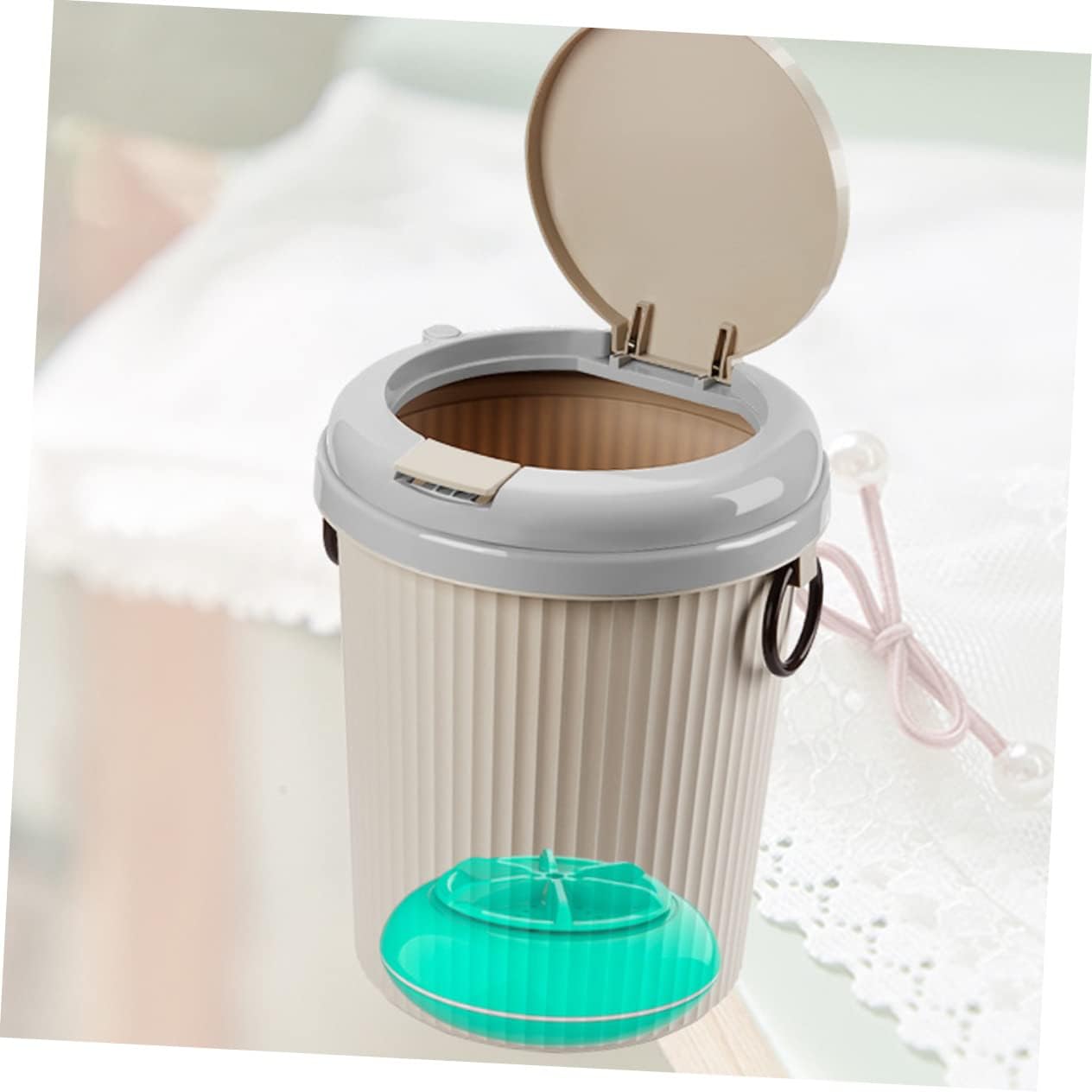 POPETPOP 8L Mini Portable Ultrasonic Washing Machine Electric Washer for Home Use USB-Cleaning Tool for Clothes Quick Clean Solution for Travel and Small Spaces