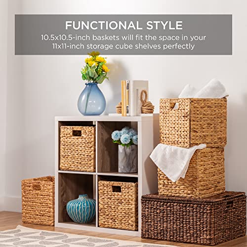 Best Choice Products SKY6361 10.5X10.5In Hyacinth Baskets thumb #1