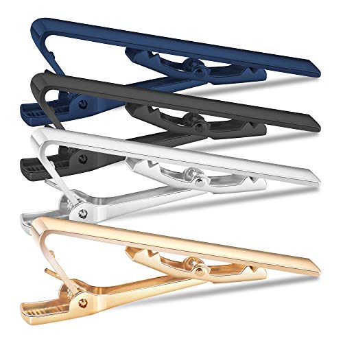 Selizo 4Pcs Tie Clip Tie Bar Tie Clips For Men #TOP3