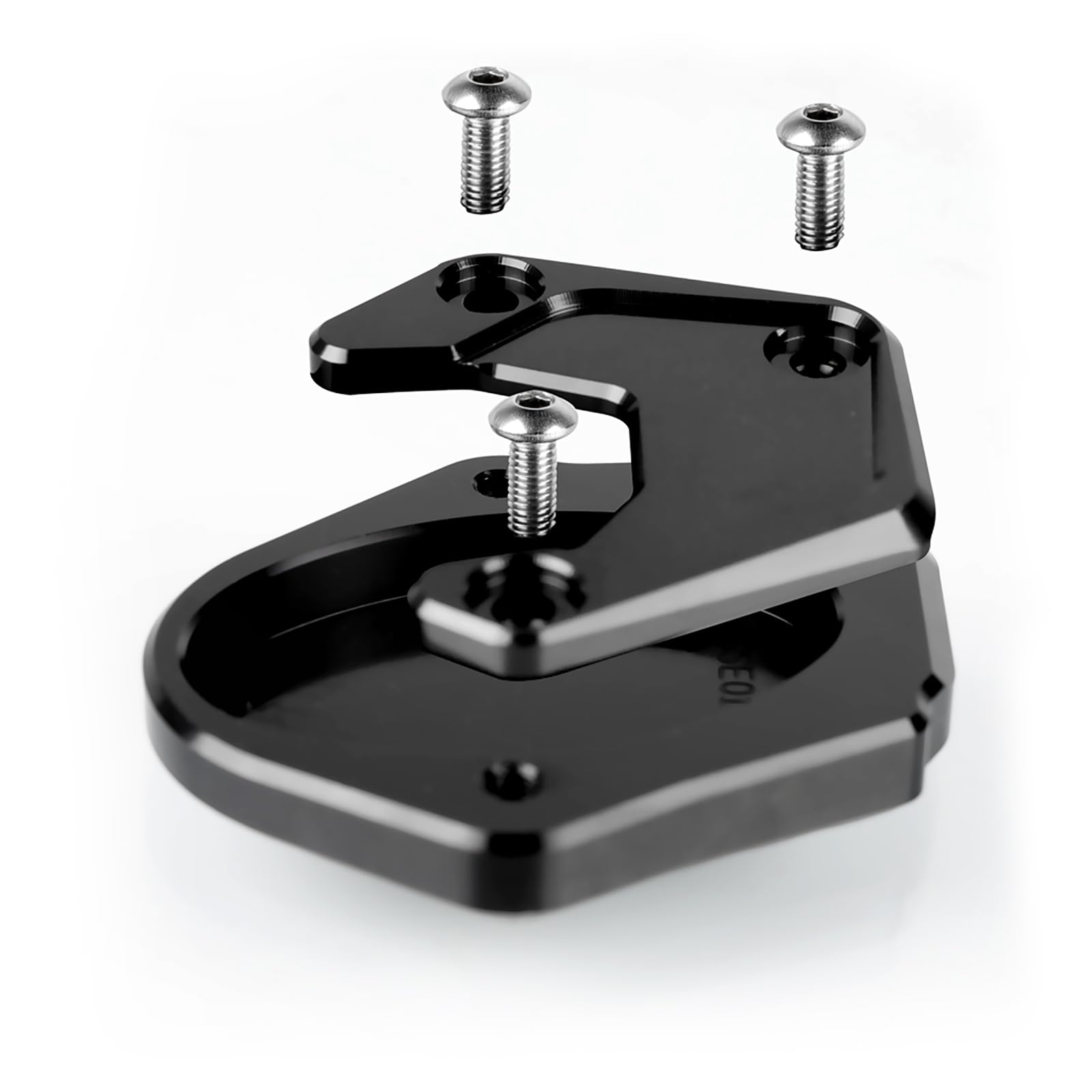 Motorcycle Kickstand Foot Enlarger For Kawasaki Ninja 400 (2018-2023) - Increases Stability & Protects Ground Contact
