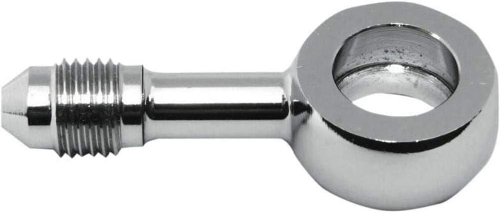 Magnum 7/16in. Banjo X AN-3 Brake Line Fitting - 180 Deg. - Chrome 170340