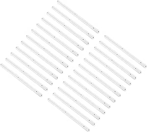 uxcell Drawer Slides, 24Pcs 300mm - Plastic Drawer Rails, Side Mounted ...
