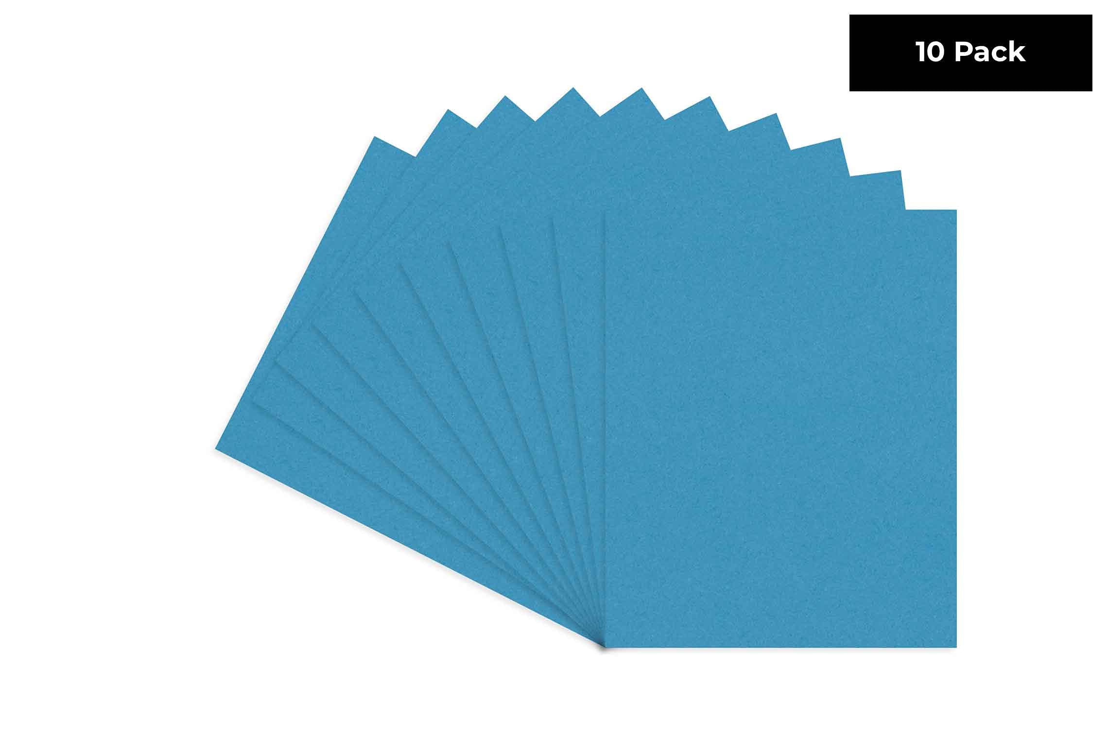 Bay Blue 16x20 Backing Board - Uncut Photo Mat Board (10-Sheets)