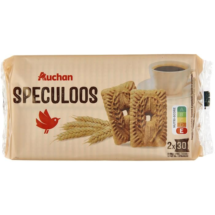 AUCHAN Biscuits spéculoos 500 g
