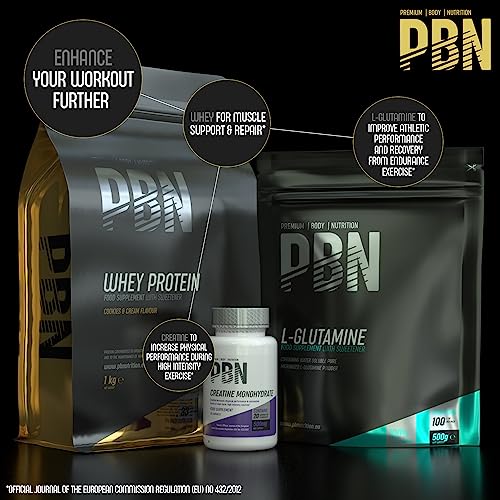 PBN - Premium Body Nutrition Whey Protein/Molkeeiweißpulver, 1 kg Cookies und Cream
