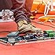 5 Stück Gitarren Pedal Fußschalter Topper, 5 Farben Obere Abdeckung für Fußschalter, Aluminiumlegierung Effektpedal Knöpfe mit Schrauben Pads, Fußschalter Kappe für E-Gitarren