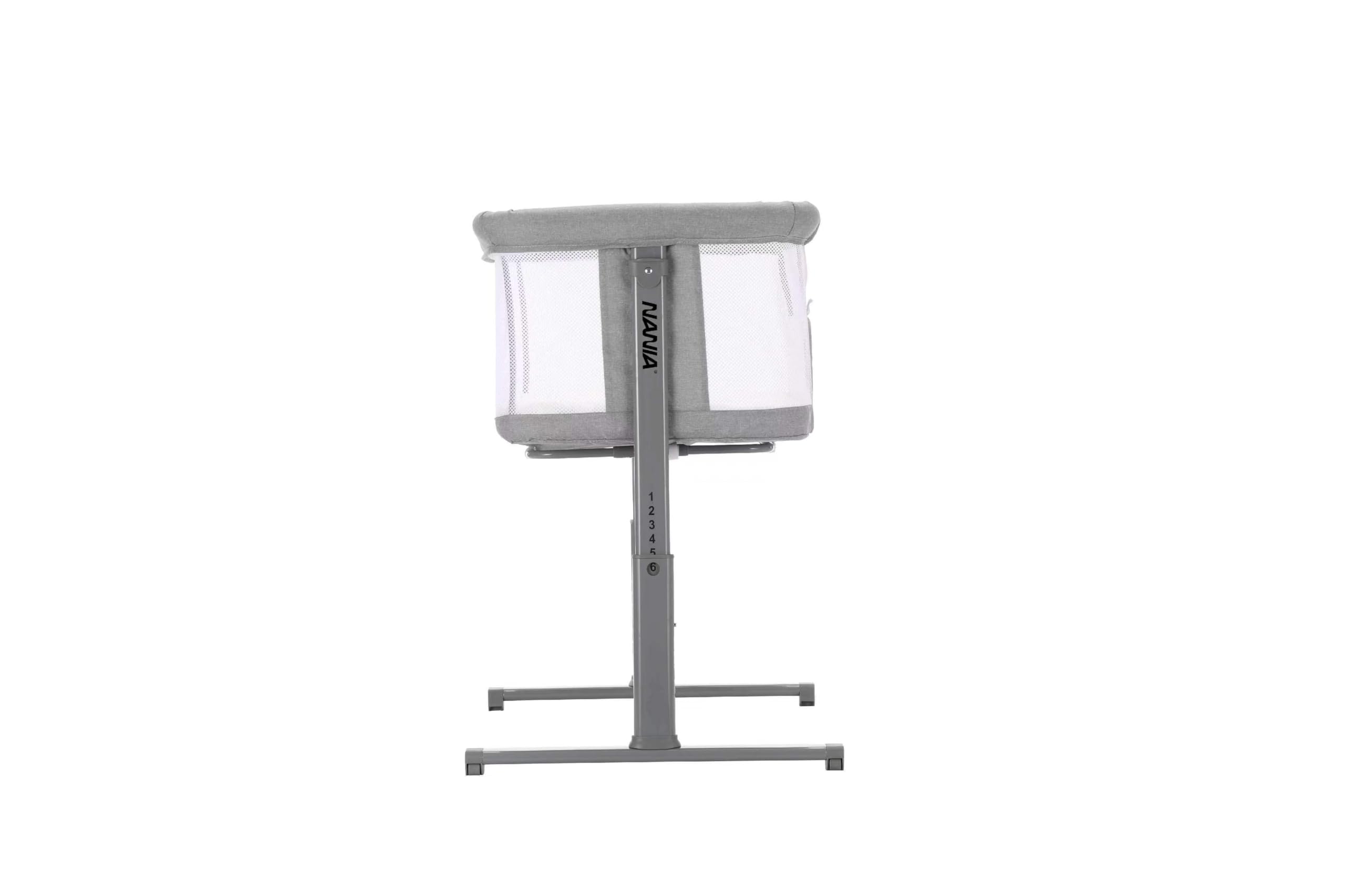 Nania DODI Lit bébé cododo avec matelas de la naissance à 9kg, réglable en hauteur, matelas confort 4 cm, léger 6.5 kg