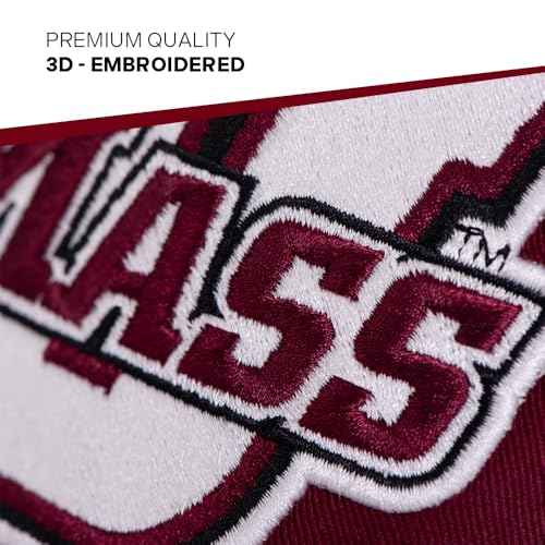 Gorra bordada ajustable University of Massachusetts miniatura 4