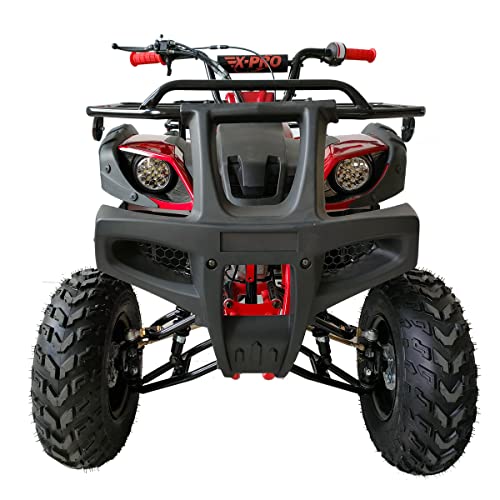 X-PRO 200 ATV Quad 4 Wheelers Utility ATV Full Size ATV Quad Adult ATVs Big Youth ATVs for Sale(Burgundy) - Image 4