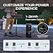 EF ECOFLOW Portable Power Station DELTA 2, 1024Wh LiFePO4 (LFP) Battery, 1800W AC/100W USB-C Output, Solar Generator(Solar Panel Optional) for Home Backup Power, Camping & RVs