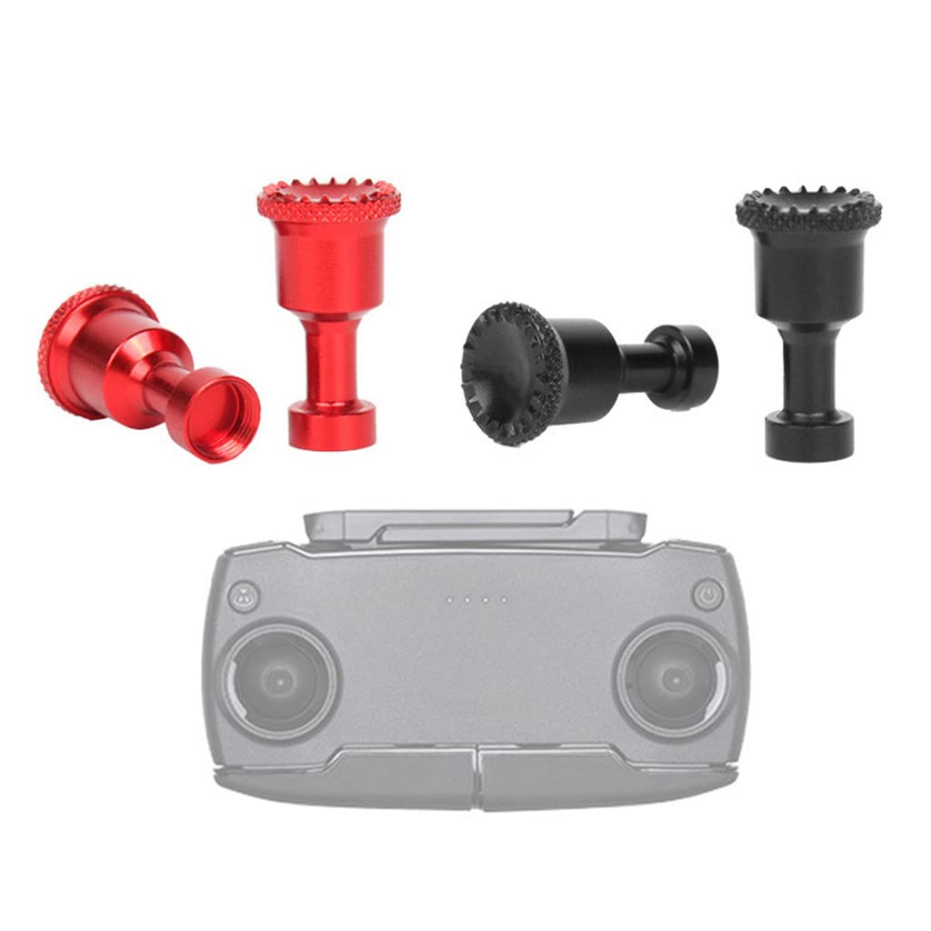ZJRXM Remote Controller Joystick Stick for DJI Mavic Mini SE/Mavic Mini/Mavic 2/Mavic Air Drone Accessories, Metal Stick Thumb Rocker Joystick Replacement Accessories (Red)