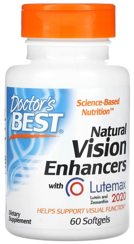 DoctorsBEST Doctor's Best - Natural Vision Enhancers | Supports Vision and Eye Health - 60 softgels