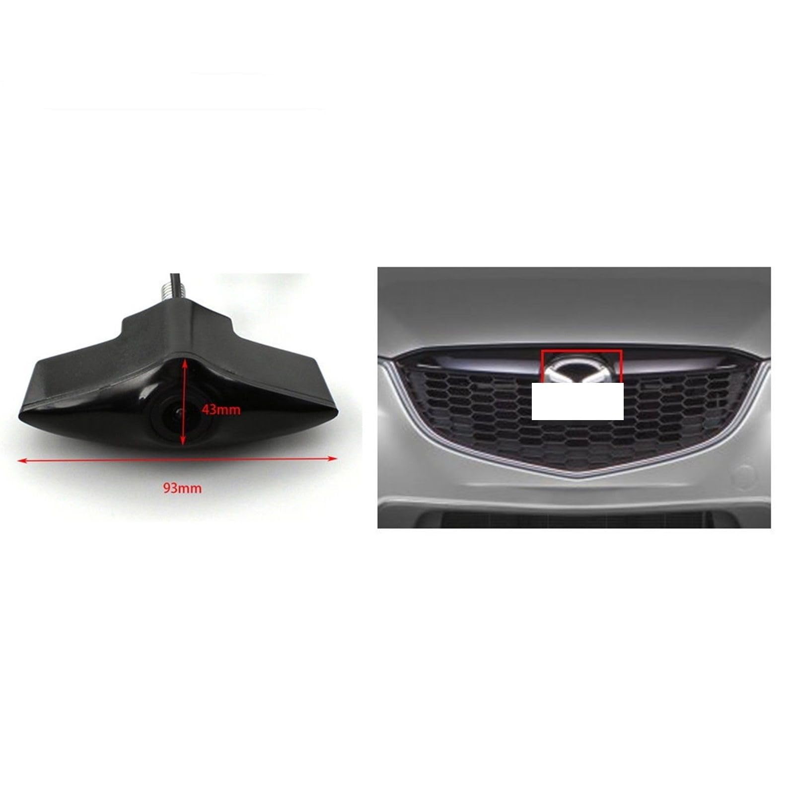 dla Mazdy, CX-5 CX5 KE 2013 2014 2015 2016 2017 2018 2019 AUTO Kamera cofania z przodu samochodu Samochodowy System Monitoringu Wideo
