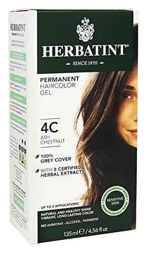 Herbatint Haircolor Kit Châtain Cendré 4 Oz coloration permanente douce
