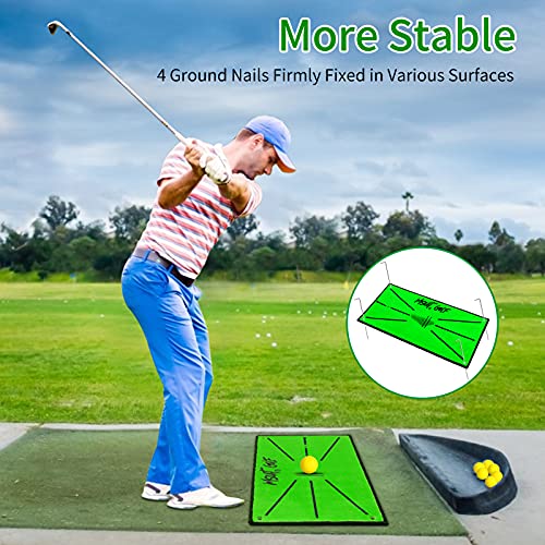 MSOAT-Golf-Swing-Mat-Alfombrilla-de-Golf-Que-Muestra-Claramente-Las-Huellas-de-los-Impactos-Alfombrilla-de-Golf-Portatil-de-30X60cm