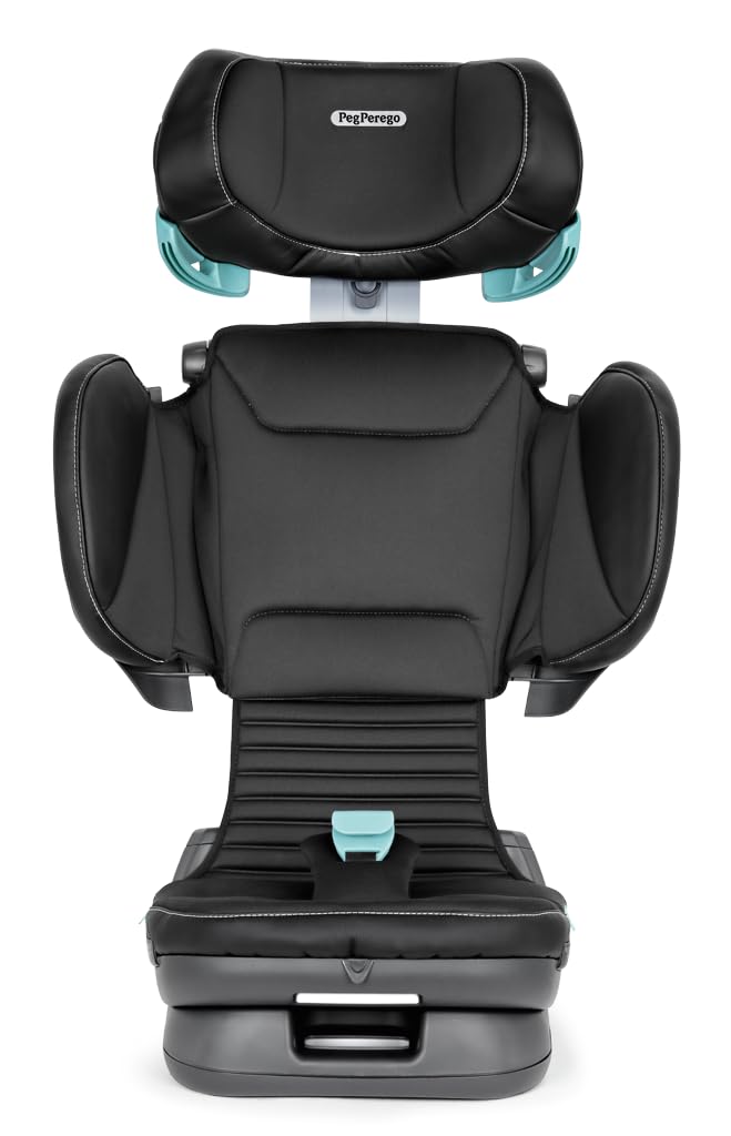 Peg Perego Viaggio Flex Seggiolino Auto ISOFIX con Tecnologia Avanzata, Reclinabile, Pieghevole, Schienale Rinforzato, per Bambini da 100 a 150 cm (3-12 anni), 15-36 kg, Licorice