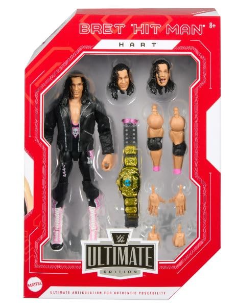 WWE ブレット・ヒットマン・ハート　アルティメットエディション　フィギュア Amazon.com: WWE Ultimate Edition Bret “Hitman” Hart King of