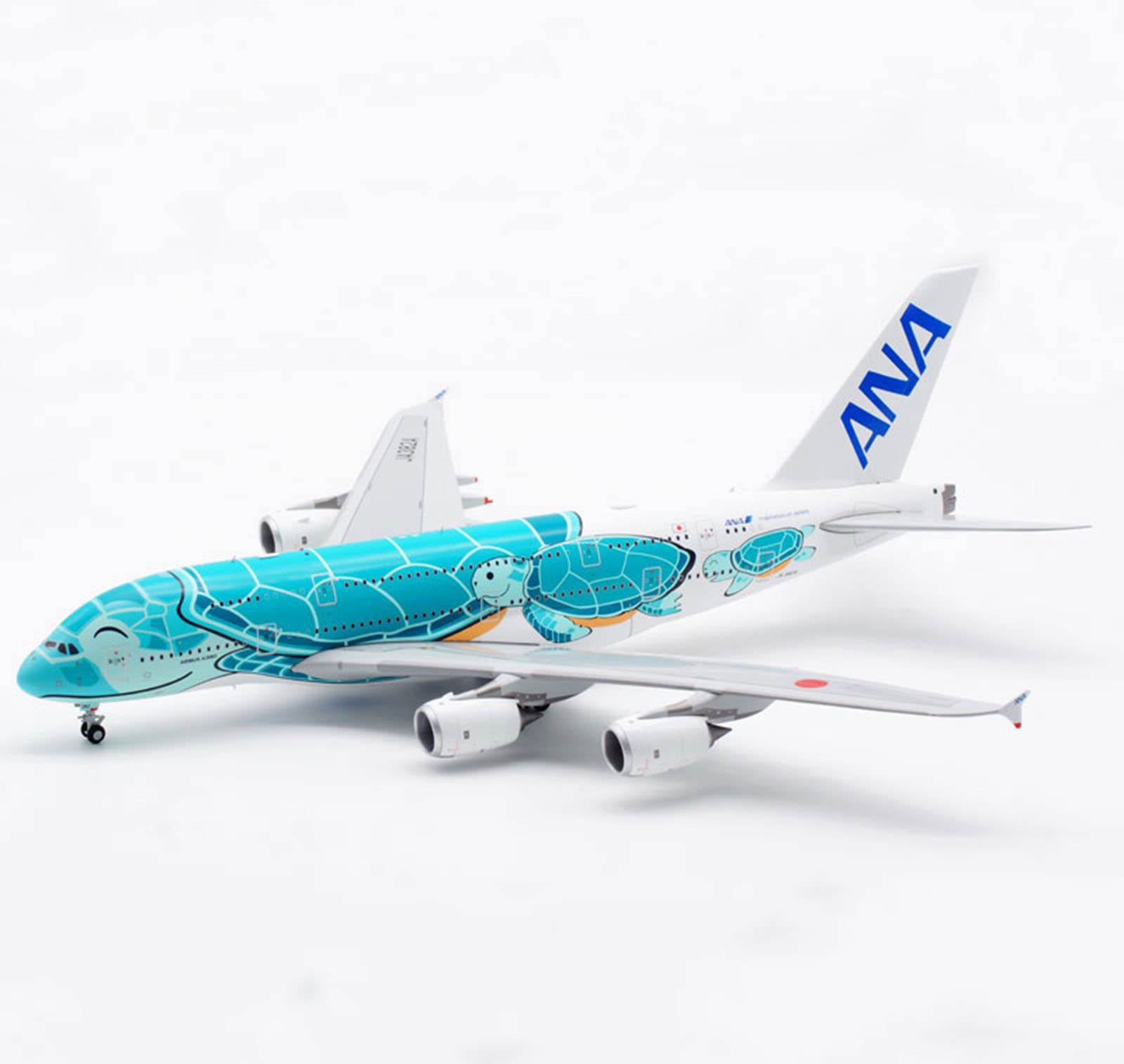 ANA Airbus A380 モデル 1/200 1/200 Scale Metal Airplane Model, ANA A380 Airliner Green