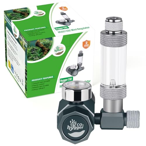 Aquarium CO2 Regulator, Mini Detachable Design, Complete with Bubble Counter and Check Valve Function for Establishing CO2 System in Aquatic Plant Tank