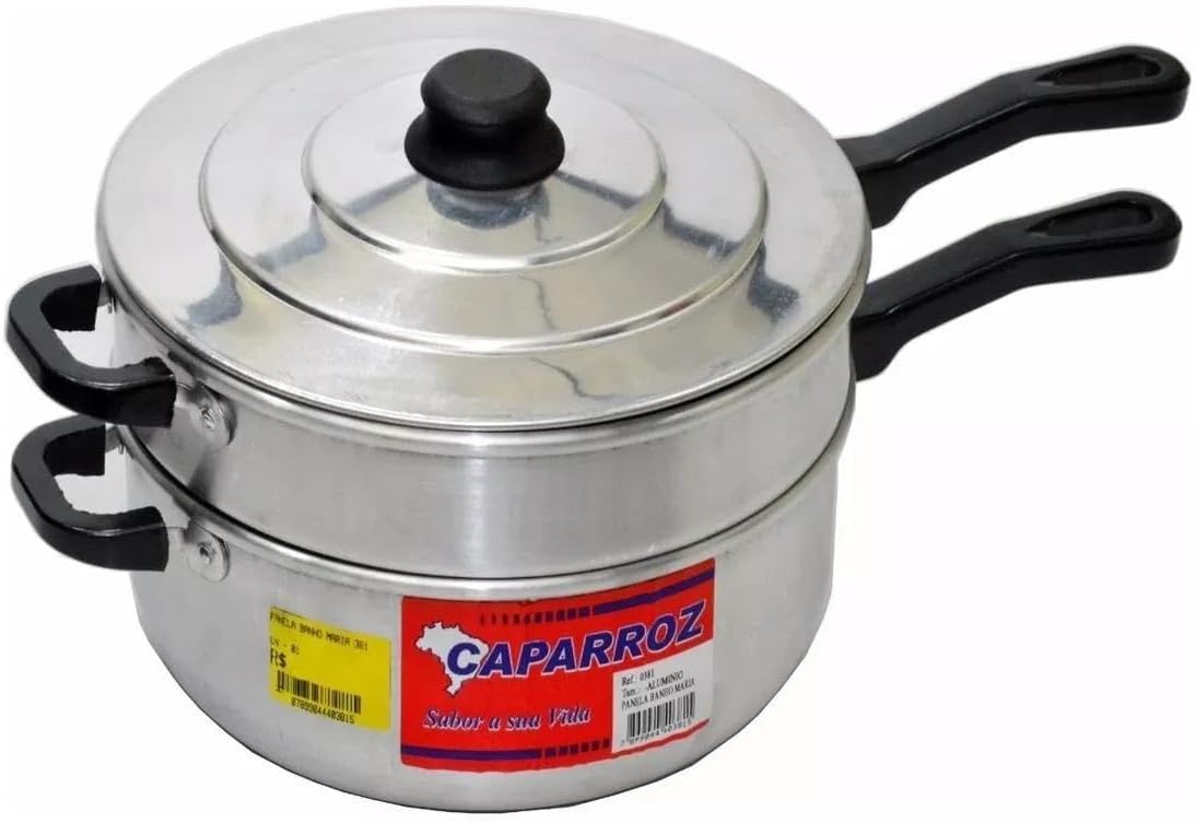 Panela Banho Maria Alumínio Para Derreter Fondant Chocolate - imagem principal do produto