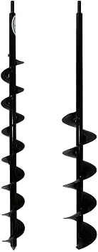 Power Planter 2-Inch x 24-Inch Tree Planting Auger 224 3-Inch x 24-Inch Planting Auger 324 Bundle, 2 Items