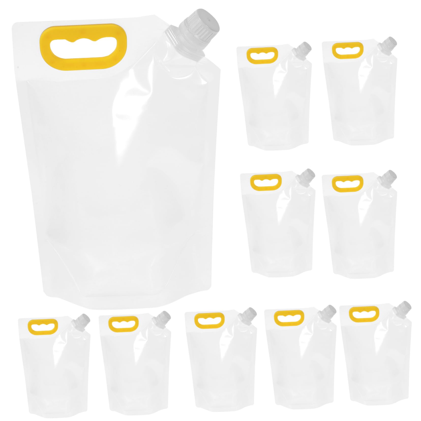 Ciieeo Pack Pet Sealed Bag for Food Storage Large Mouth Pouches Cap l Grain Rice Storage Bags Reusable Stand-up Design Easy to Use