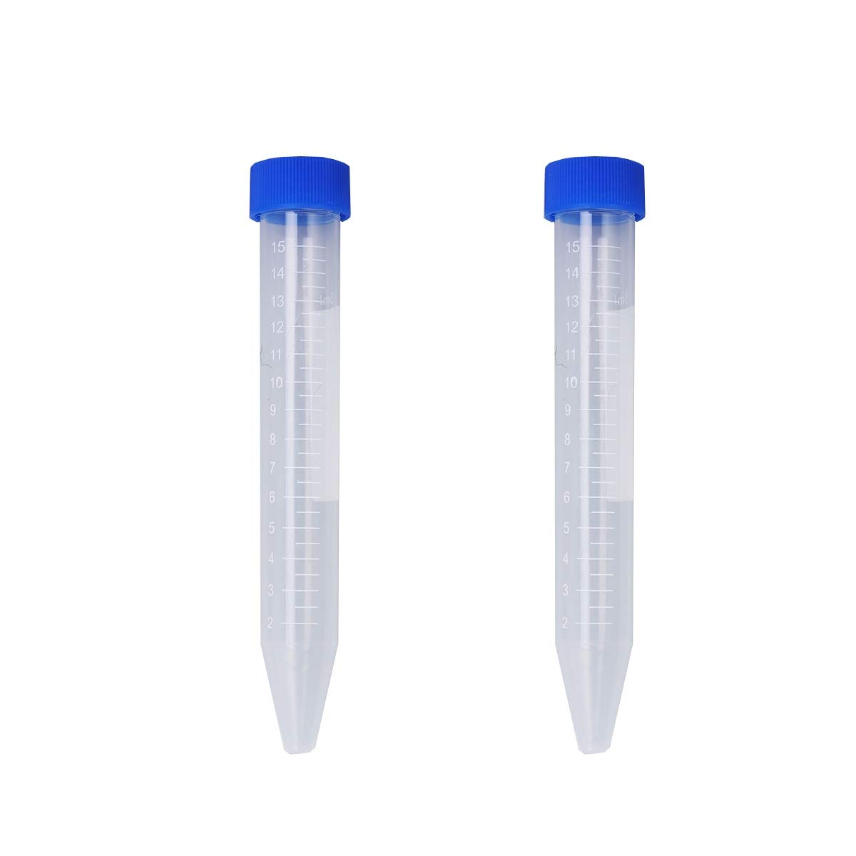 UKCOCO Zentrifugenröhrchen 15ml - 50 Stück Mit Schraubverschluss