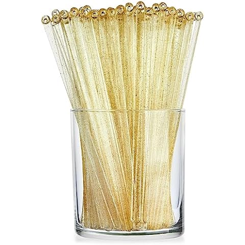 BLUE PANDA 100 Pack Swizzle Sticks Cover
