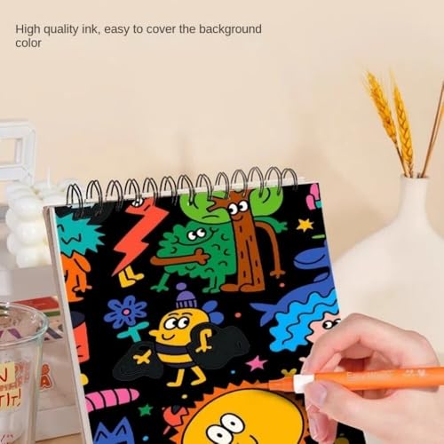 Image of SUPER TOY 12 Washable Acrylic Paint Pens Markers Soft Brush Tip for Drawing, Sketching, Calligraphy, Painting, Canvas, Glass, Plastic, Fabric & Creative Crafts