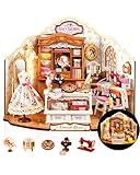 Rolife DIY Miniature House Kit Elsa's Tailoring, Mini Dollhouse Kit for Adults, Mini Room Building Kit for Teens, DIY Craft Kits for Parents Friends Girls Boys (Elsa's Tailor Shop)
