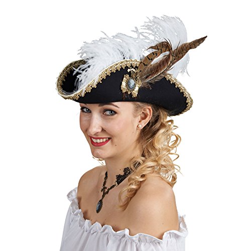 Preisvergleich Produktbild Deiters Hut Damen Wollfilz mit Schmuck