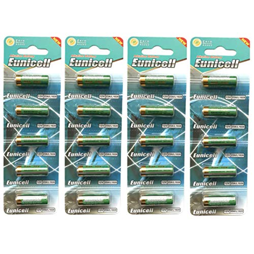 20 x Eunicell 23A 12v Alkaline Batteries